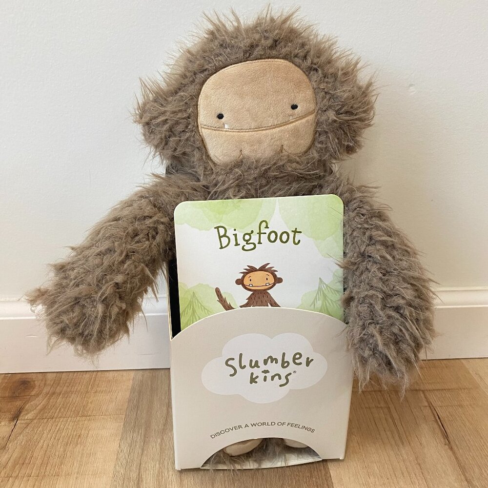 NWT Slumberkins Bigfoot Ultra Plush Stuffie RARE